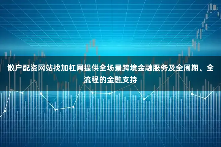散户配资网站找加杠网提供全场景跨境金融服务及全周期、全流程的金融支持